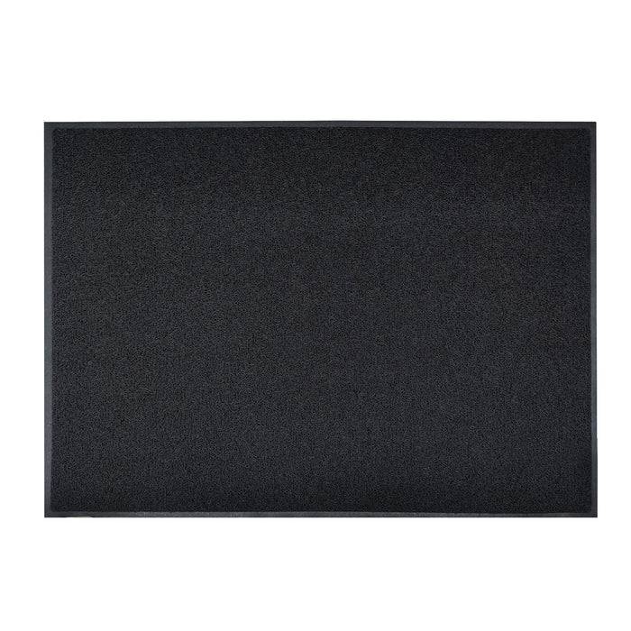 FLOORDIREKT Fußmatte - Vinyl Spaghettimatte Für Innen & Außen - Schwarz - 90 x 120 cm-0