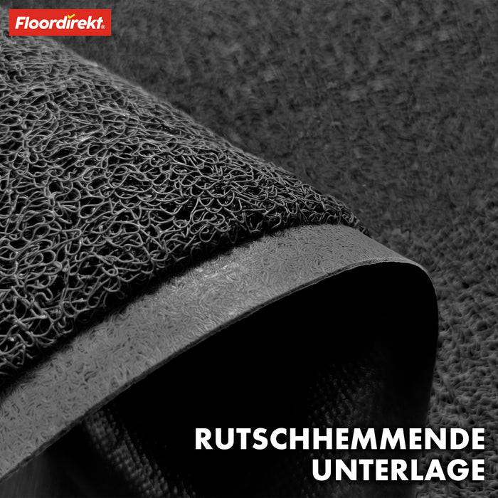 FLOORDIREKT Fußmatte - Vinyl Spaghettimatte Für Innen & Außen - Schwarz - 90 x 120 cm-3