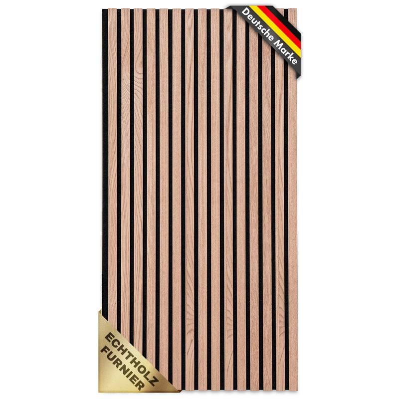 Floordirekt Akustikpaneele in Holzoptik - 118 x 60 cm - Red Oak - Zeitloses Design - Angenehme Raumakustik-0