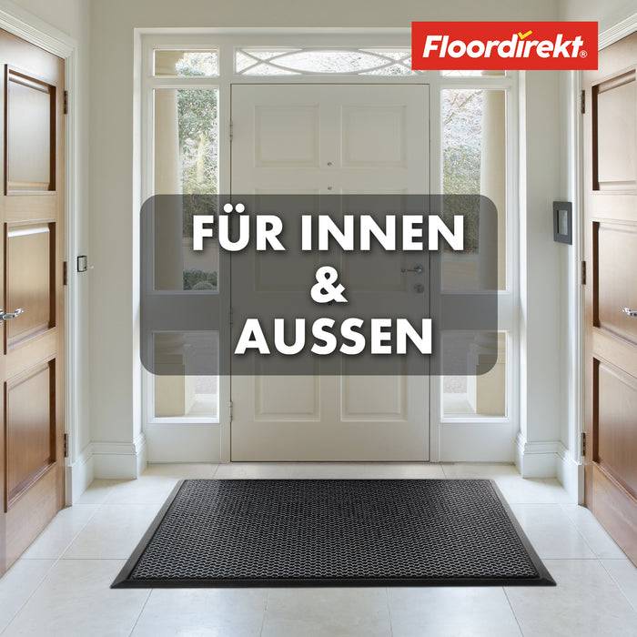 FLOORDIREKT Schmutzfangmatte Imperial 1000 - Innovatives 3-D Netz zur effektiven Filterung - Anthrazit - 90 x 150 cm-3
