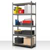 FLOORDIREKT Schwerlastregal Rhino - Lagerregal mit 5 Fachböden - 1050kg Traglast - Anthrazit-Grau - 180 x 90 x 45 cm