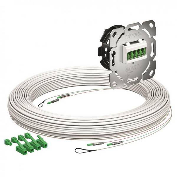 Kaiser Teilnehmeranschluss Gf-TA 4250033 E3S Connect UP 2xF LC/APC DX L=30m