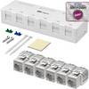hb-digital Netzwerkdose Aufputz 6-Port CAT 8 Keystone Set