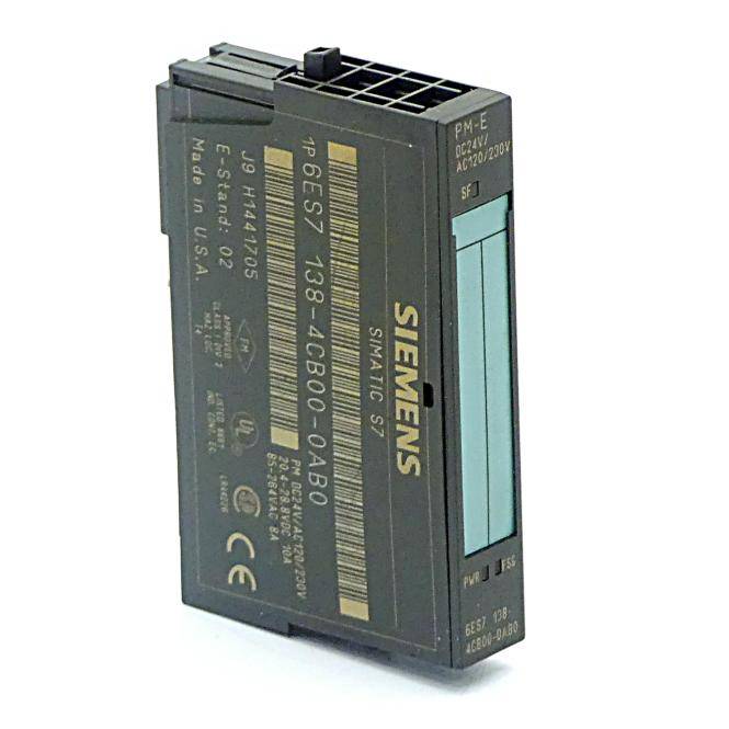 Siemens Elektronikmodul Simatic S7 Simatic S7 (6ES7138-4CB00-0AB0 )-0