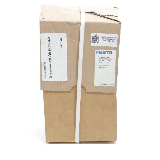 FESTO Durchflusssensor 563796 (SFAM-62-3000R-WG12-2SA-M12-2.5S)-4