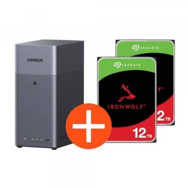 Ugreen DH2300 + 2X ST12000VN0008-0