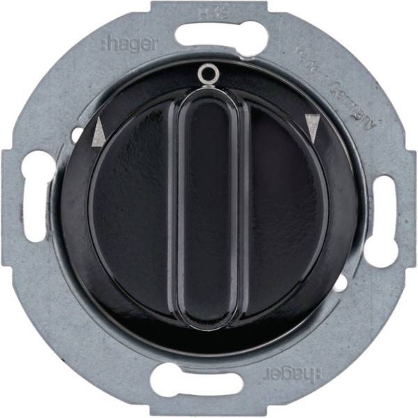 Hager Jalousie-Drehschalter 1p Zentralstück WTE6161BG-0