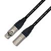 Van Damme Smart Control 2 Pair DMX Kabel & Steuerkabel 5 Pol XLR-Kabel (Neutrik XLR-m / XLR-f) 50m Schwarz