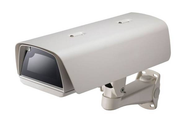 Hanwha Techwin Vision SHB-4301H2 Wetterschutzgehäuse, Aluminum, Wandarm, Heizung, Lüfter, 230VAC, IP66, Ivory