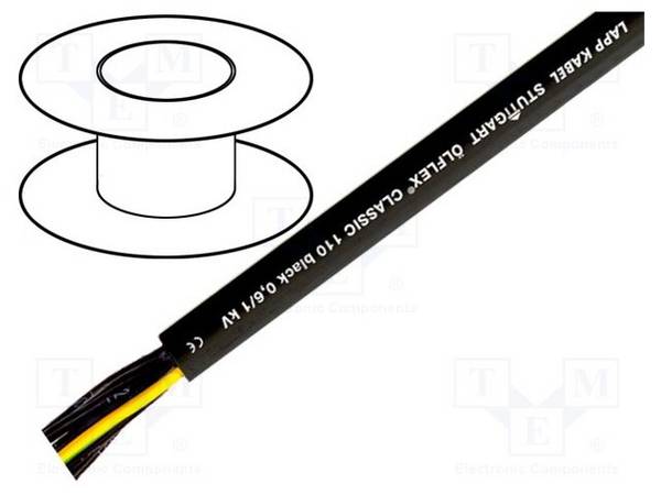 Lapp Kabel&Leitung ÖLFLEX CLASSIC 110 Black 0,6/1kV 5G1 1120271