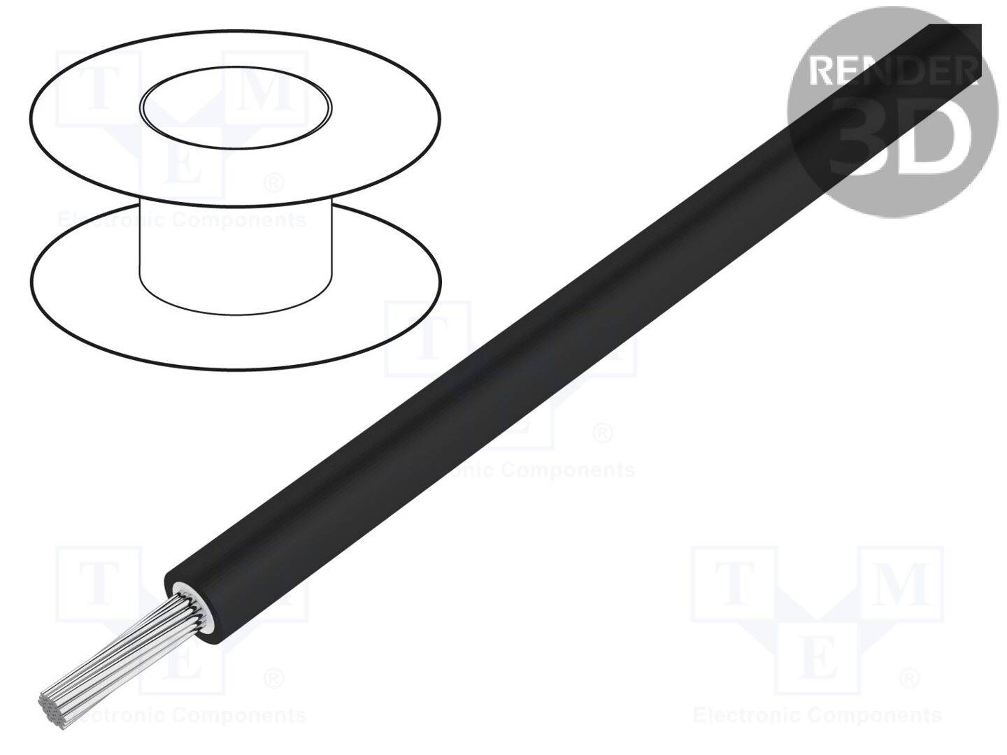 Lapp 38115807 ÖLFLEX SOLAR H1 BUR 1X6 BK - AD Kabel 6,1mm-0