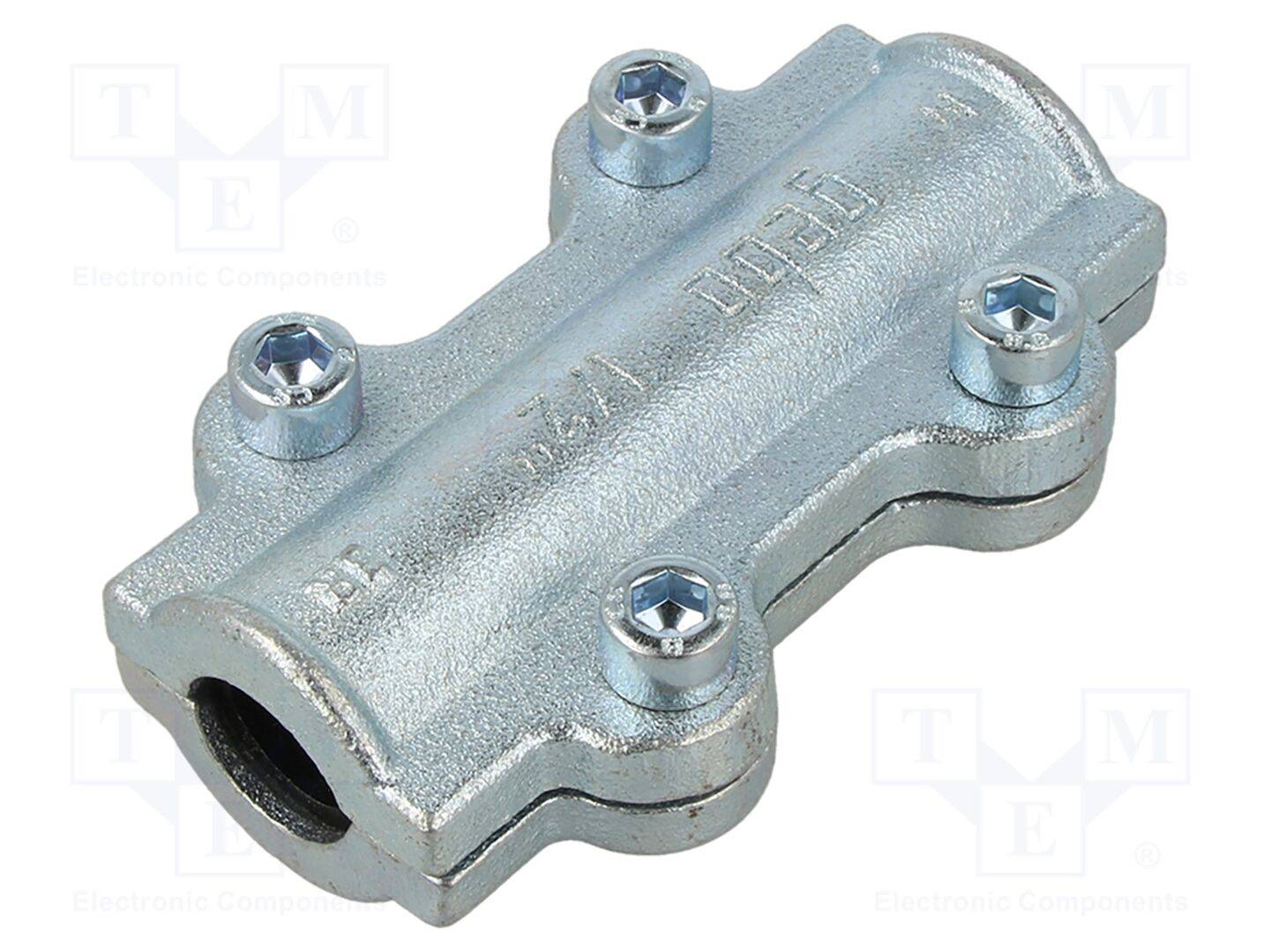 GEBO Temperguss-Dichtschelle Serie 252 Typ DS 1/2" für Stahlrohr-0