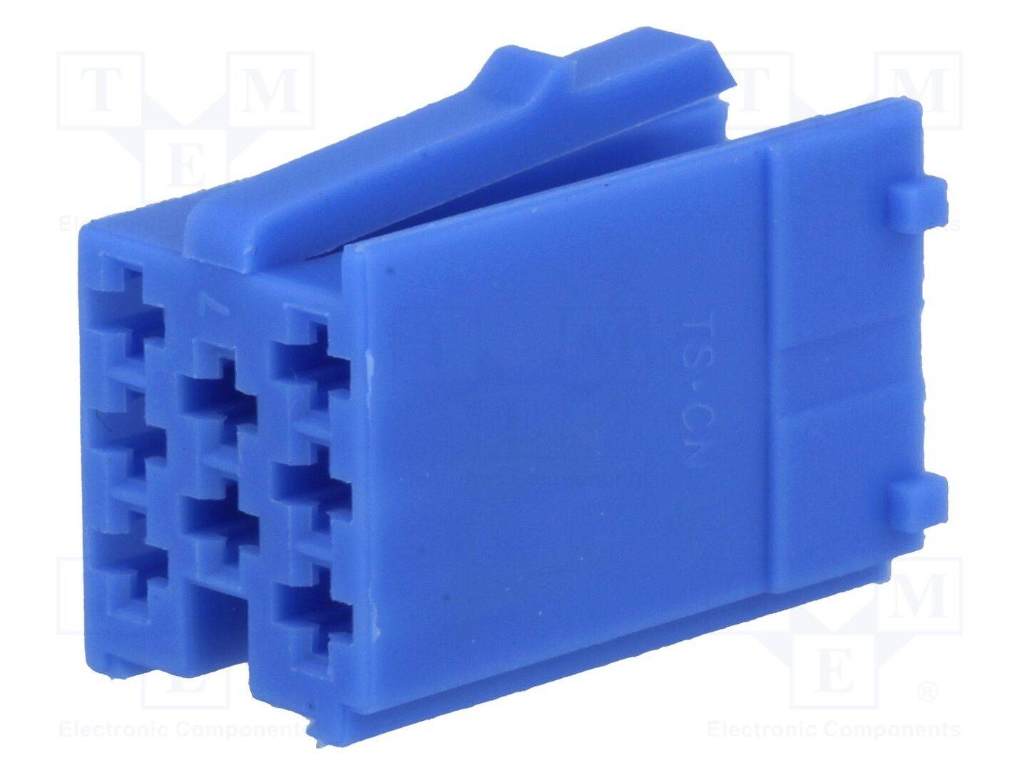 PIN: 8 Gehäuse für Steckverbinder blau mini ISO Stecker-0