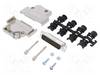 Amphenol L17D45PK-M-25+L717DB25PST D-SUB Stiftleisten-Set 45 ° Polzahl: 25 Schrauben 1 St.