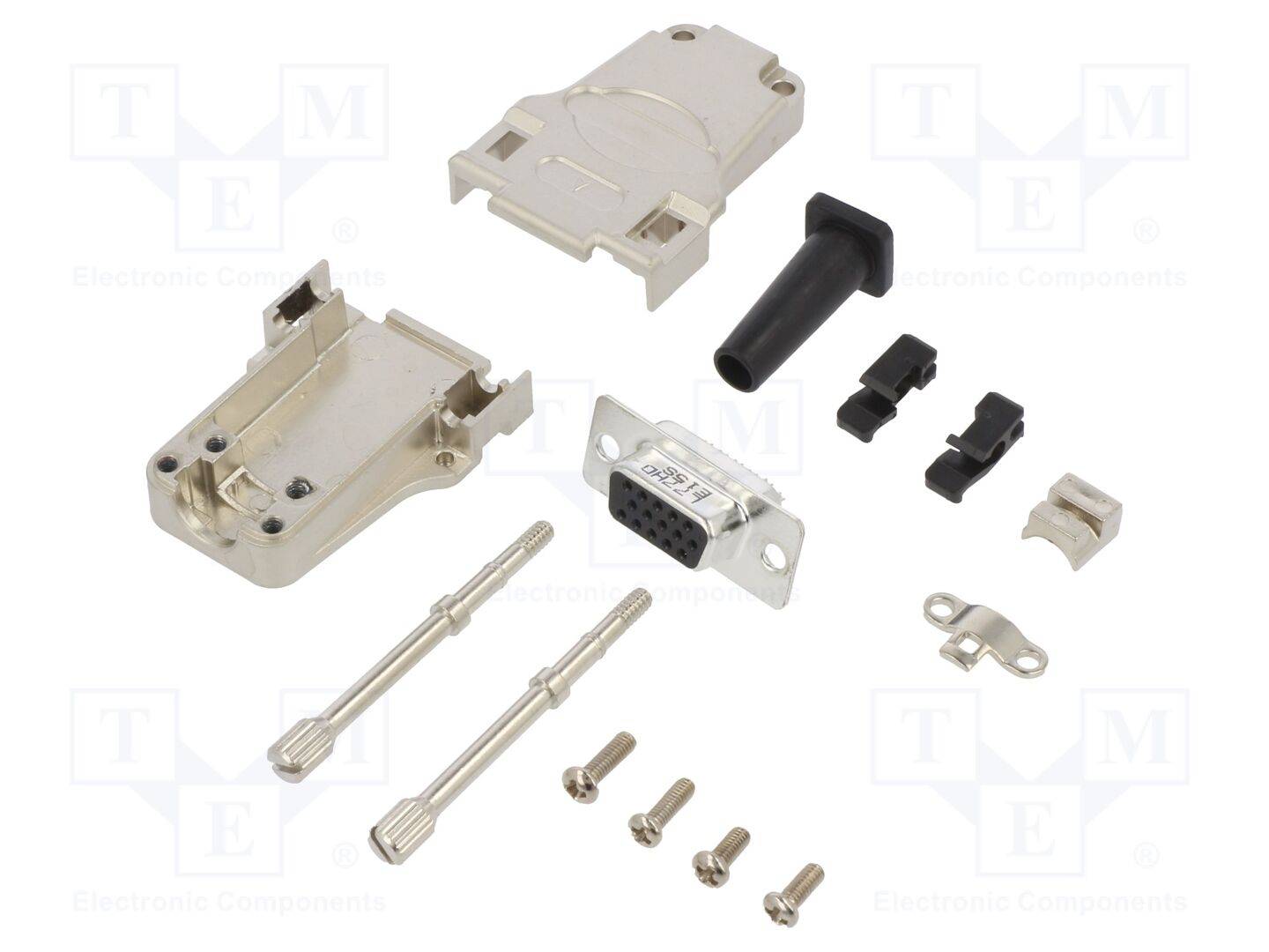 Amphenol L17DTZF09-LJS-RG+L77HDE15S D-SUB Buchsenleisten-Set 180 ° Polzahl: 15 Lötkelch 1 St.