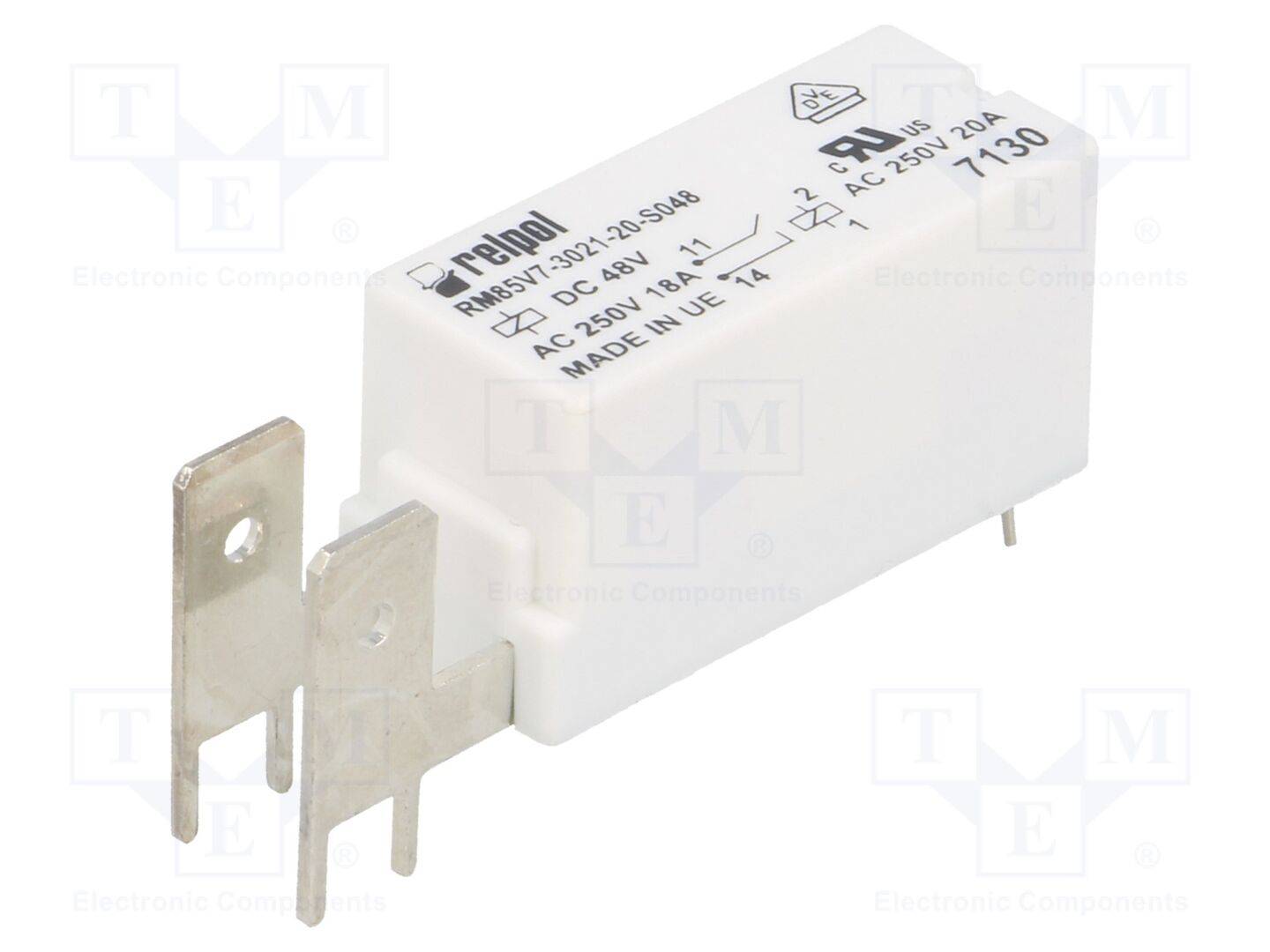 USpule: 48VDC Relais: elektromagnetisch SPST-NO 20A/250VAC 20A-0