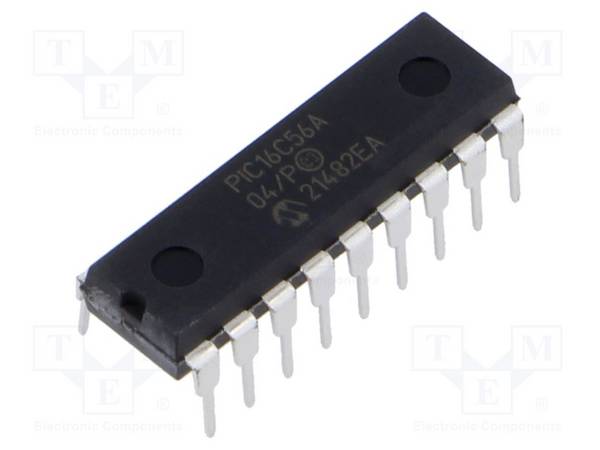 PIC16C56A-04/P DIP-18 MIKROCONTROLLER THT MICROCHIP