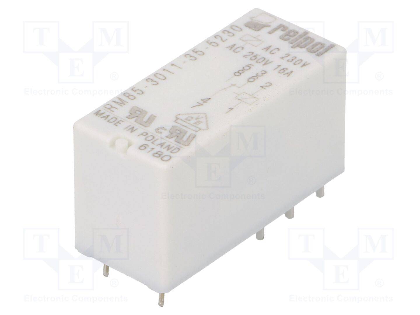 SPDT USpule: 230VAC IKontakt max: 16A Relais: elektromagnetisch-0