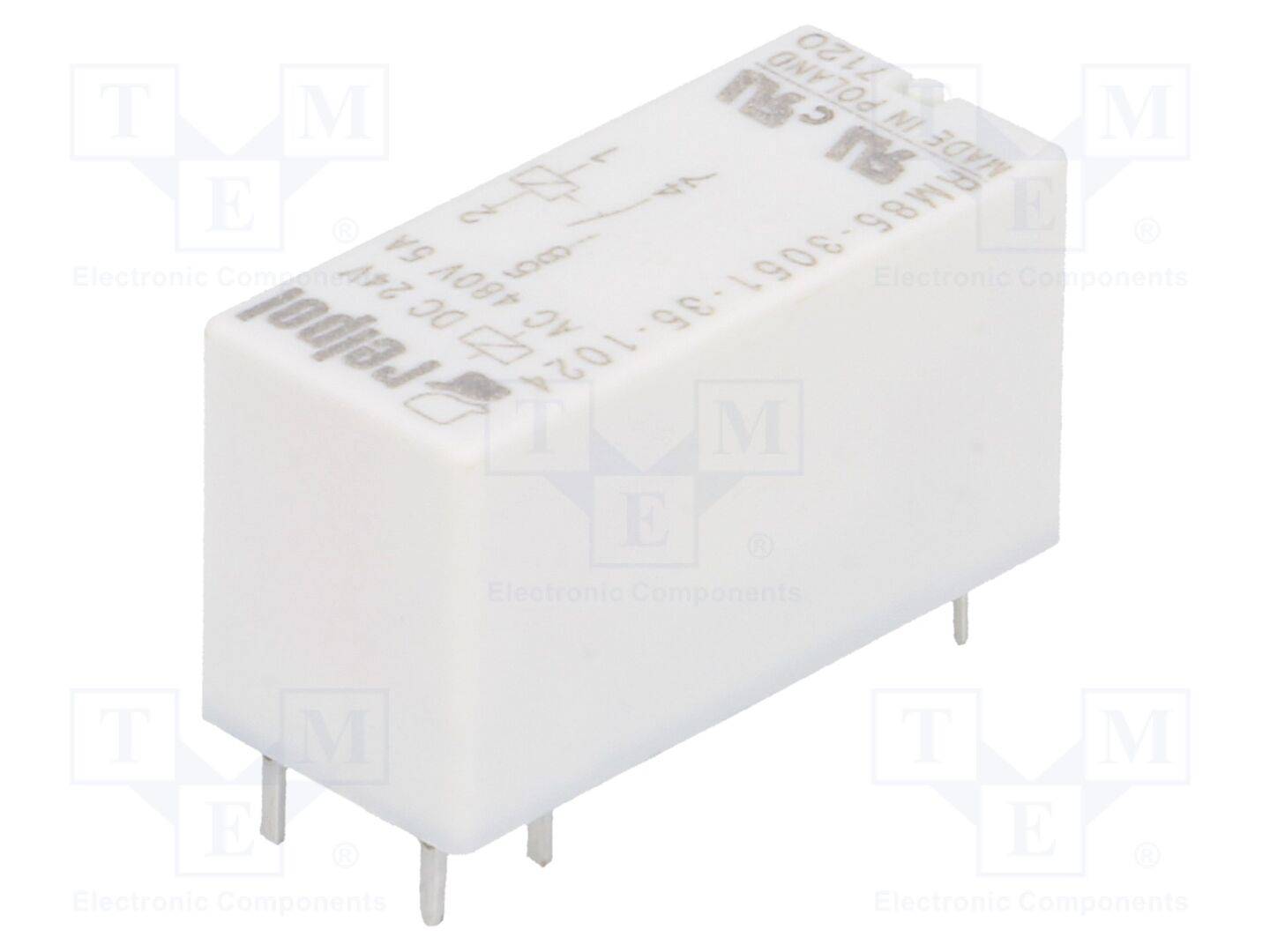 Relais: elektromagnetisch 5A/480VAC USpule: 24VDC RM85 SPST-NO-0