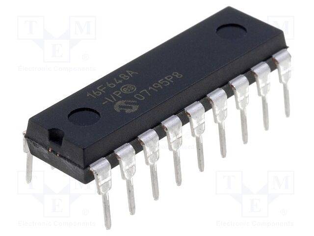 PIC16F648A-I/P DIP-18 MIKROCONTROLLER THT MICROCHIP-0