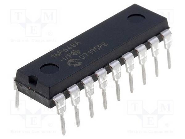 PIC16F648A-I/P DIP-18 MIKROCONTROLLER THT MICROCHIP