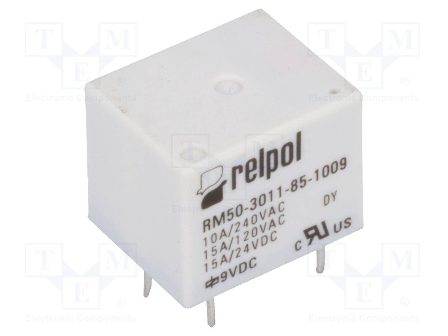 USpule: 9VDC 10A Relais: elektromagnetisch max.30VDC RM50 SPDT-0