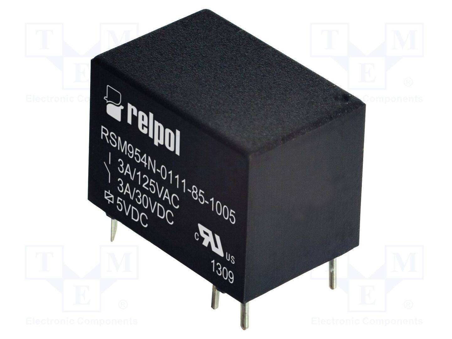 SPDT USpule: 5VDC Relais: elektromagnetisch 3A/125VAC PCB 3A-0