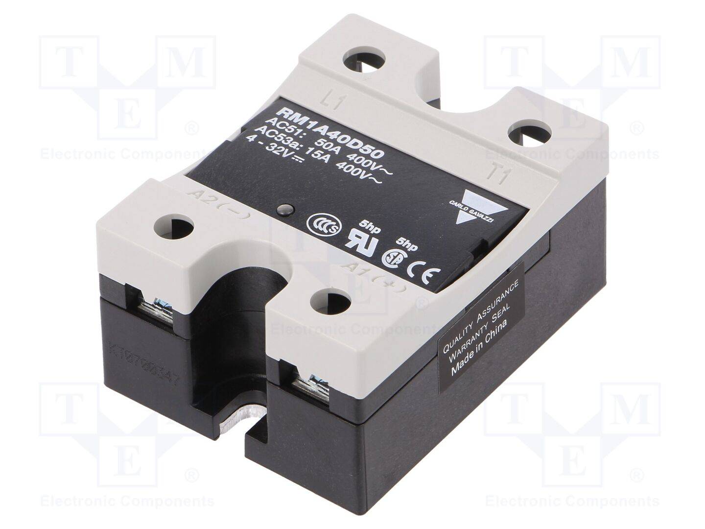 Carlo Gavazzi RM1A40D50, SSR ZS 400V 50A 4-32 VDC LED-0