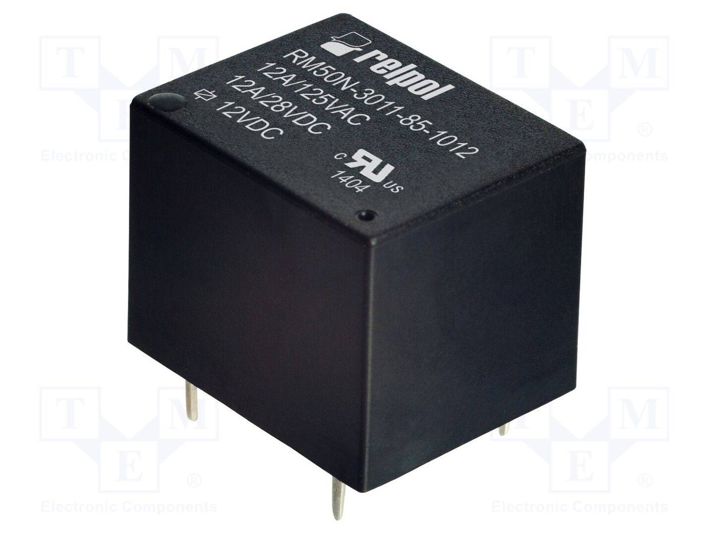USpule: 12VDC Relais: elektromagnetisch 12A/125VAC 12A SPDT-0