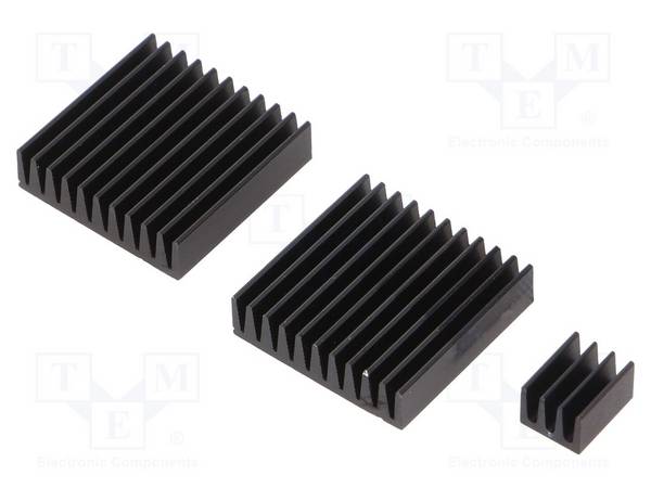 Raspberry KühlkörperSet für Pi1/2/3 (RPI-COOLINGKIT.9)