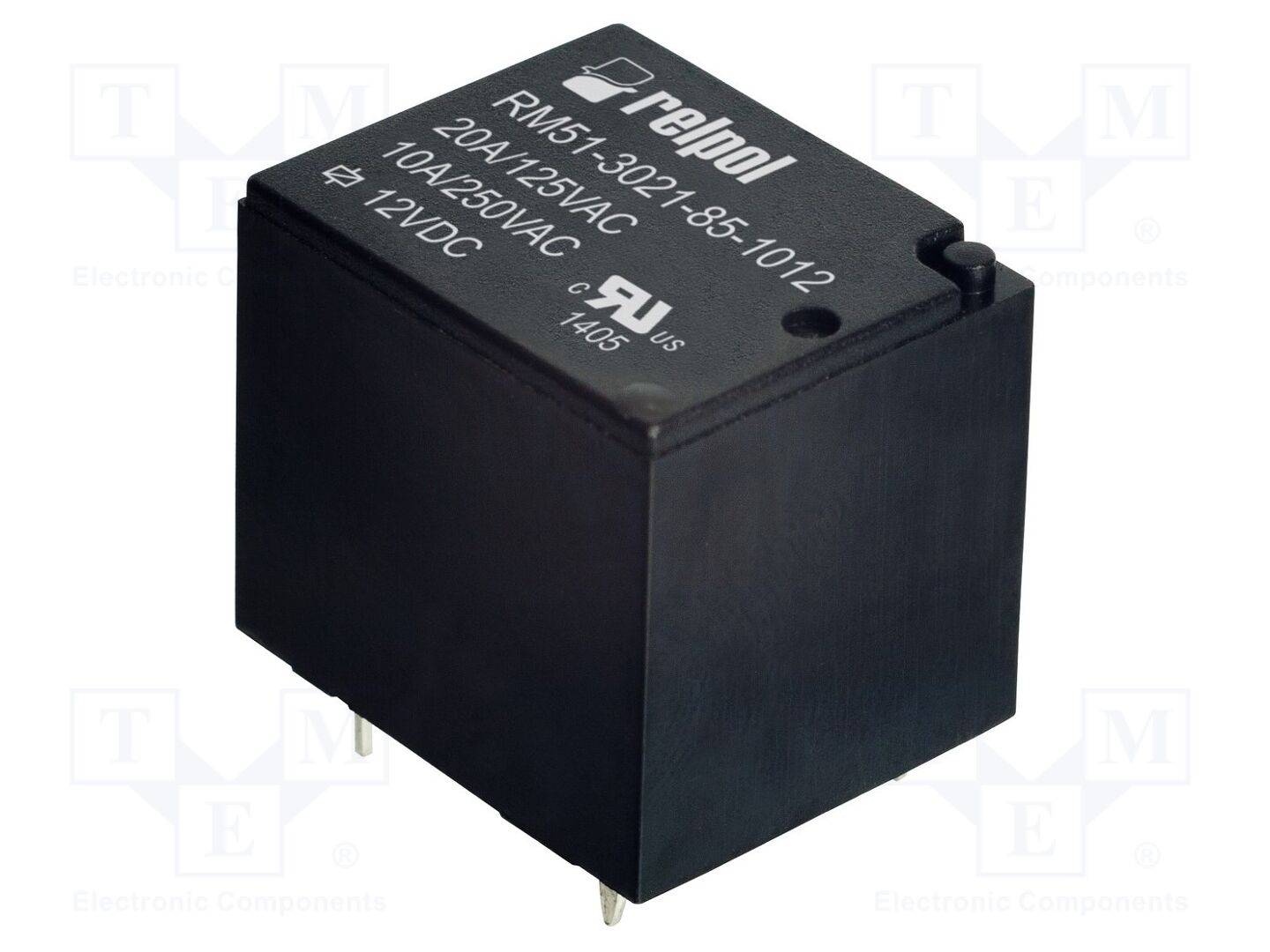 10A Relais: elektromagnetisch 10A/250VAC USpule: 12VDC SPST-NO-0