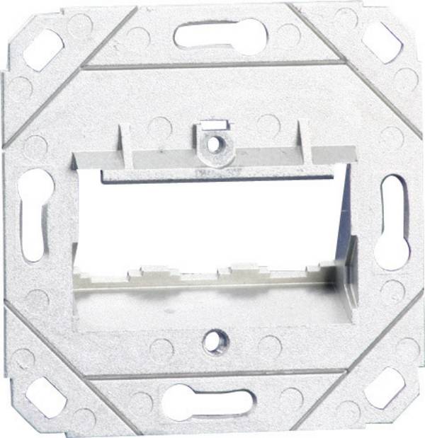 METZ CONNECT Silber Metall 1 Stücke Modul wall outlet UP0 3 port unequipped