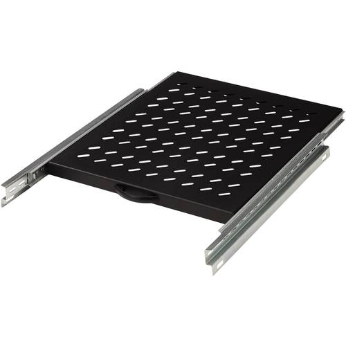 Digitus DN-19 TRAY-2-800SW 19 Zoll Netzwerkschrank-Geräteboden 1 HE Ausziehbar Geeignet für Schranktiefe: 800 mm Schwarz