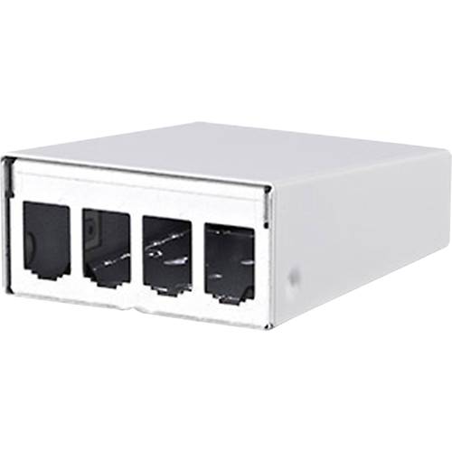 Metz Connect 130861-0402-E 4 Port Netzwerk-Patchpanel Unbestückt 1 HE Weiß Unbestückt