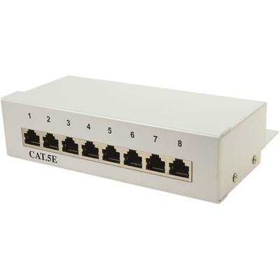 LogiLink NP0038 8 Port Netzwerk-Patchbox  CAT 5e  