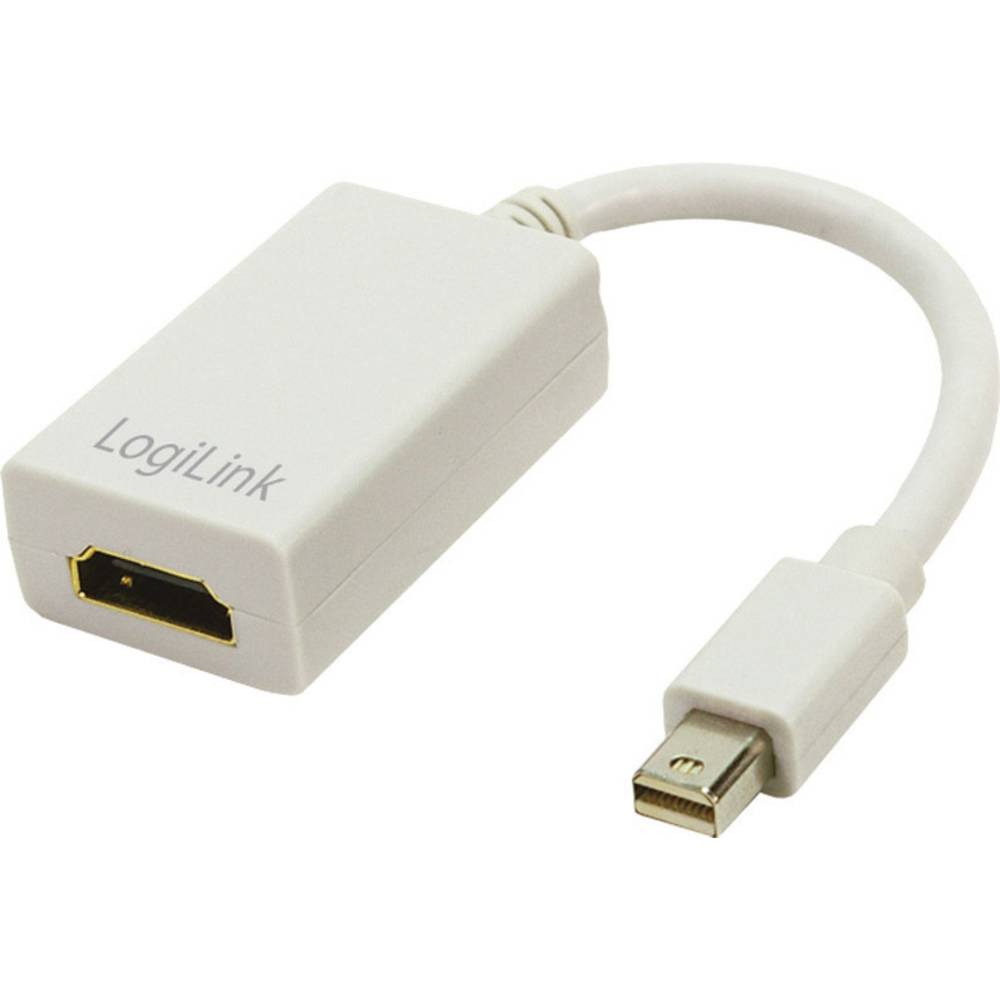 LogiLink DisplayPort-HDMI Adapter [1x Mini-DisplayPort stekker => 1x HDMI-bus] Wit