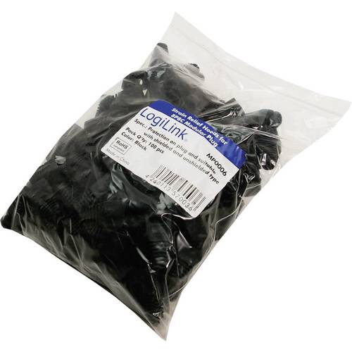 Thumbnail - LogiLink MP0006 Knickschutztülle RJ45 MP0006 Schwarz 100 St.