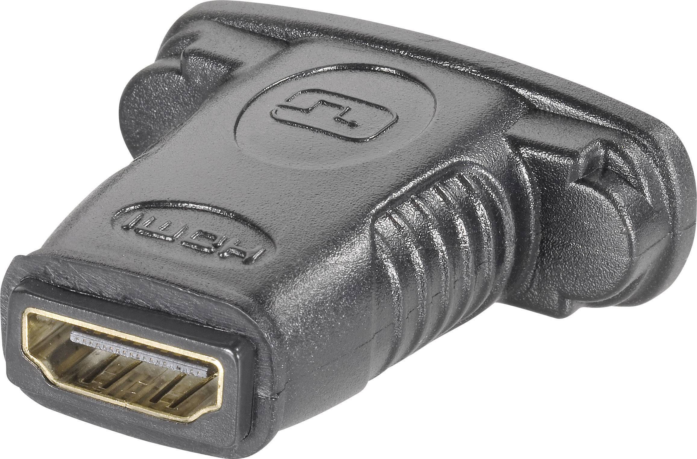 Goobay HDMI™/DVI-I-Adapter, vergoldet - HDMI™-Buchse (Typ A) > DVI-I-Buchse Dual-Link (24+5 pin)-1