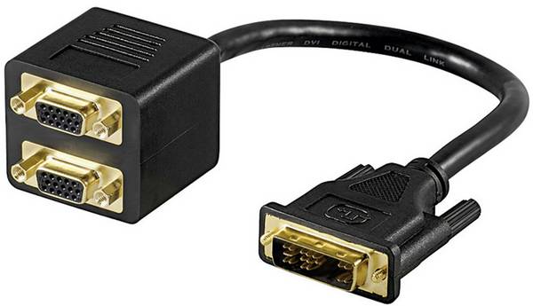 VGA-Adapter - HD-15 (VGA) (W) zu DVI-A (M)