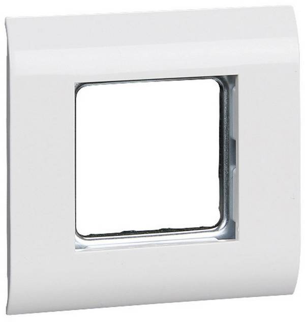 METZ CONNECT Rahmen 80x80 mm für 45x45 mm weiß Netzwerkkomponenten Industrial Networking