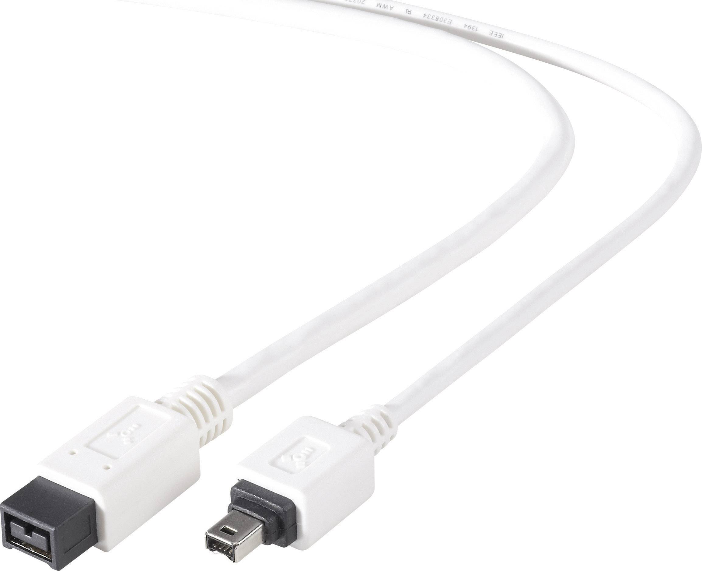FireWire Cable [1x Firewire (800) plug 9pin 1x Firewire (400) plug 4