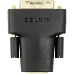 Image of Belkin F3Y038bt HDMI / DVI Adapter [1x HDMI-Buchse - 1x DVI-Stecker 24+1pol.] Schwarz vergoldete Steckkontakte