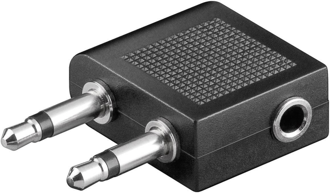 SPEAKA PROFESSIONAL Klinke Audio Y-Adapter [2x Klinkenstecker 3.5 mm - 1x Klinkenbuchse 3.5 mm] Schw
