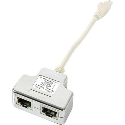 EFB T-Adapter Cat.5e 10/100BaseT/ISDN Kabel Patchkabel RJ45-0