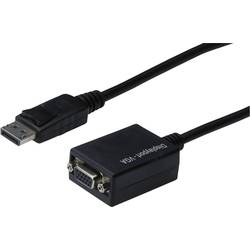 Image of Digitus AK-340403-001-S DisplayPort / VGA Adapter [1x DisplayPort Stecker - 1x VGA-Buchse] Schwarz 15.00 cm