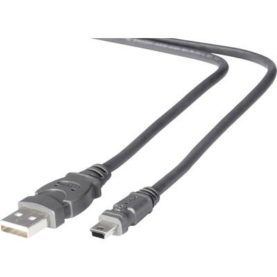 Belkin USB-Kabel USB 2.0 USB-A Stecker, USB-Mini-B Stecker 2.00 m Schwarz UL-zertifiziert CU1200R2.1M