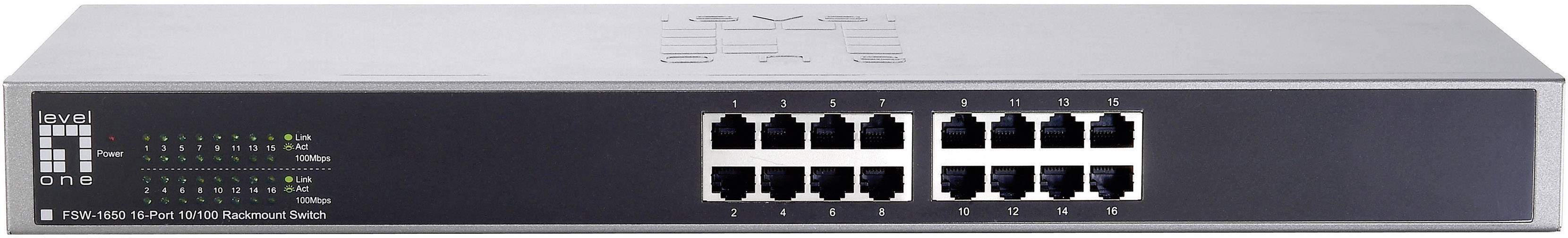 LevelOne FSW-1650 - Switch - unmanaged - 16 x 10/100-1