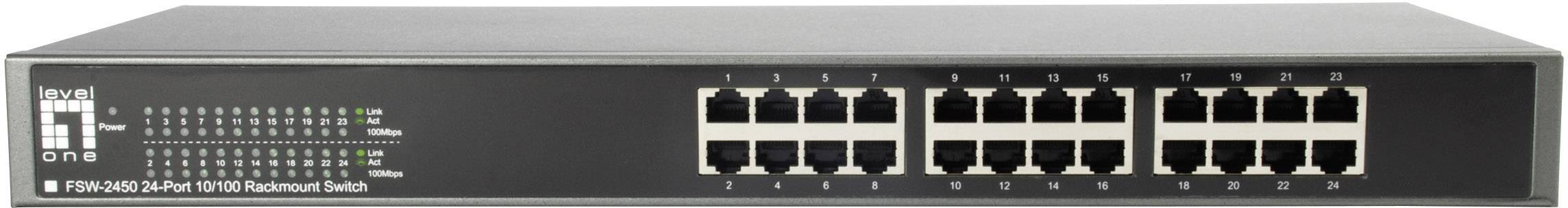LevelOne FSW-2450 - Switch - 24 x 10/100 - Desktop-0