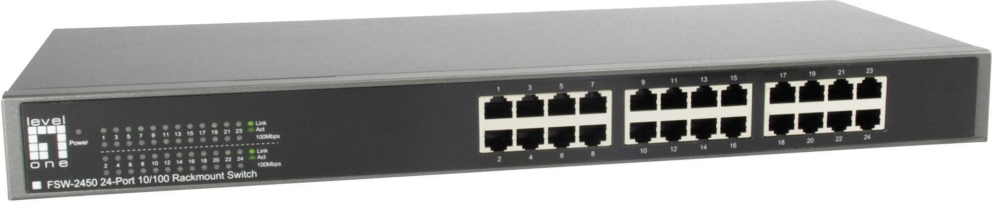 LevelOne FSW-2450 - Switch - 24 x 10/100 - Desktop-2