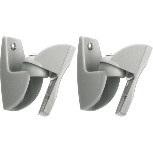 Lautsprecher-Wandhalterung Neigbar, Schwenkbar Wandabstand (max.): 3 cm 1 Paar Vogels VLB 500 Silber